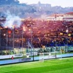 Tifosi del Lecce a Bergamo