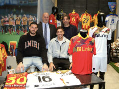 Ecco la maglia storica che il Lecce indosserà contro il Torino