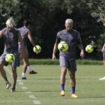 Almqvist in Allenamento Acaya