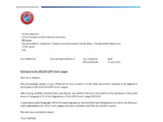 Per la prima volta l’U.S. Lecce ammessa a una competizione Uefa