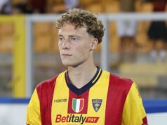 Lecce, solo Corfitzen si allena in differenziato