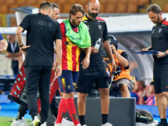 Per Gallo trauma distorsivo alla caviglia destra