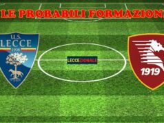 Lecce-Salernitana, le probabili formazioni