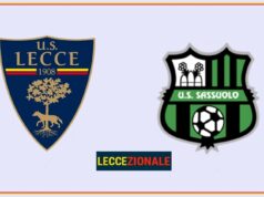 Lecce-Sassuolo, le formazioni ufficiali: ancora fiducia in Stulic, affiancato da Pierotti e Morente
