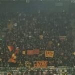 tifosi del Lecce a Roma