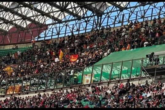 A San Siro solo tifosi del Lecce con la tessera