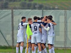 Lecce, la Primavera brinda alla permanenza. I complimenti del presidente Sticchi Damiani