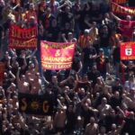 tifosi del Lecce a Sassuolo