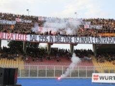 Daspato un Ultrà Lecce per il lancio di un grosso petardo nella gara con l’Atalanta