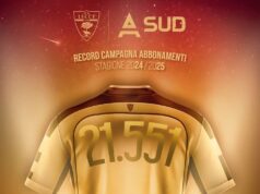 Lecce, la Campagna Abbonamenti termina con 21.551 sottoscrizioni