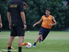 Il Lecce torna al lavoro dopo la vittoria con il Cagliari