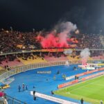 Torciata Curva Nord fumogeni