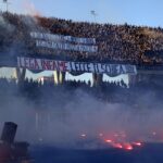 striscione Ultrà Lecce Curva Nord contro Lega Calcio