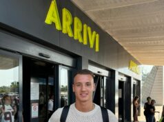 Atterrato Camarda a Brindisi, domani le visite mediche