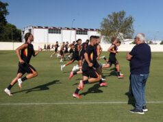 Lecce, primo allenamento nel Centro Sportivo di Martignano