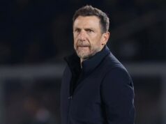 Di Francesco: “Gruppo focalizzato sul Sassuolo. Fondamentale il sostegno dei tifosi”