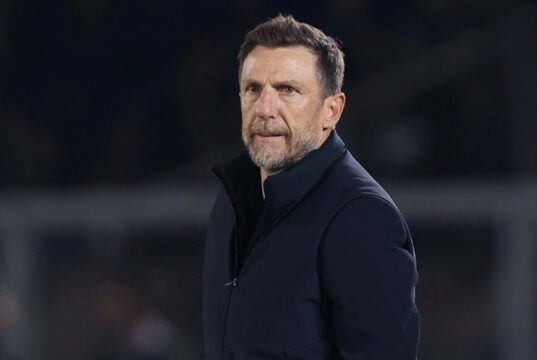 Di Francesco: “Gruppo focalizzato sul Sassuolo. Fondamentale il sostegno dei tifosi”