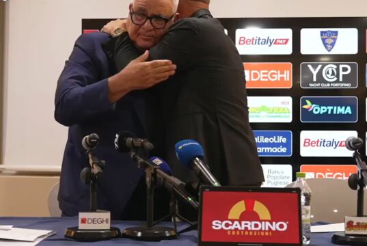 Sticchi Damiani: “Il progetto Lecce va avanti”. Corvino: “Una lunga storia d’amore”
