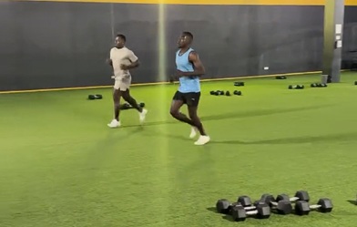 Dov’è Banda? Si allena in palestra…