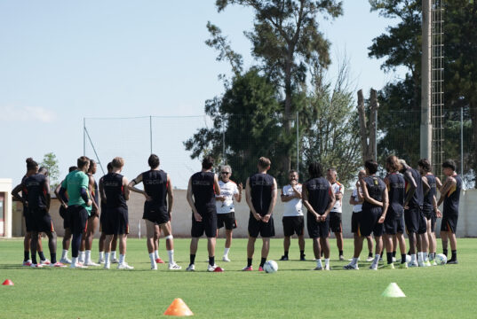 Il Lecce riprende a sudare: Geubbels ai box
