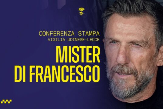 Di Francesco: “Udinese in crisi? Abbiamo bisogno di punti anche noi”