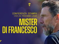 Di Francesco: “A Frosinone un Lecce in emergenza”
