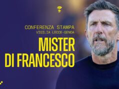 Di Francesco: “Tutti uniti per superare le negatività”